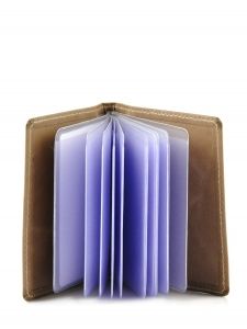 Card Holder Leather Etrier Blue blanco 600021-vue-porte