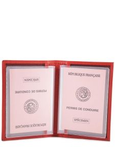 Porte-papiers Cuir Etrier Rouge dakar 200429-vue-porte