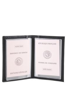 Porte-papiers Cuir Etrier Noir dakar 200429-vue-porte