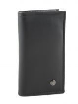 Porte-cartes Cuir Etrier Noir dakar 200006