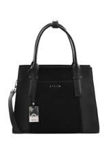 Trapeze Caleche Leather Etrier Black caleche ECAL002B