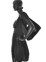 Besace Caleche Cuir Etrier Noir caleche ECAL006B-vue-porte