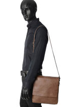 Cross Body Tas Etrier Zwart spider S83812-vue-porte