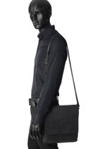 Sac Bandouli�re Etrier Noir spider S83812-vue-porte