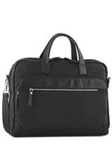 Briefcase 2 Compartments + 15'' Pc Etrier Black ultra light LN11064