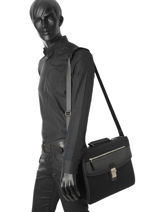 Serviette 3 Compartiments Etrier Noir ultra light LN117491-vue-porte