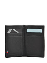 Porte-cartes Cuir Etrier Noir blanco 600013-vue-porte