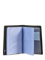 Kaarthouder Leder Etrier Zwart blanco 600023-vue-porte