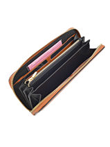 Portefeuille Leder Etrier Bruin kyo EKY901-vue-porte