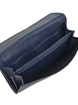 Tout-en-un Cuir Etrier Bleu blanco 600903-vue-porte