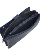Purse Leather Etrier Blue blanco 600907-vue-porte