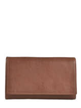Purse Leather Etrier Brown blanco 600600