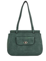 Shopper Casac Leather Etrier Green casac ECAS04