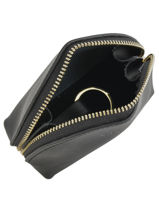 Porte-monnaie Cuir Etrier Noir kyo EKY902-vue-porte