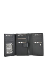 Wallet Leather Etrier Black caleche ECAL902B-vue-porte