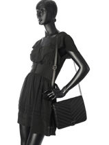 Sac Bandouli�re Attelage Cuir Etrier Noir attelage - 00EATT01-vue-porte