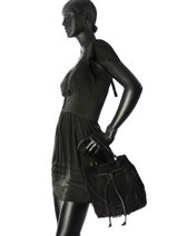 Bucket Bag Cheyenne Etrier Zwart cheyenne ECHE02-vue-porte