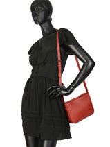 Cross Body Tas Balade Leder Etrier Rood balade EBAL05-vue-porte