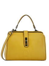 Sac Port� Main M Balade Cuir Etrier Jaune balade EBAL09