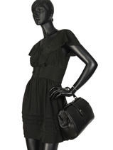 Sac Port� Main M Balade Cuir Etrier Noir balade EBAL09-vue-porte