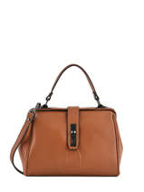 Sac Port� Main S Balade Cuir Etrier Marron balade EBAL10