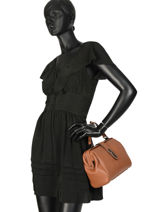 Sac Port� Main S Balade Cuir Etrier Marron balade EBAL10-vue-porte