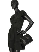 Sac Port� Main S Balade Cuir Etrier Noir balade EBAL10-vue-porte