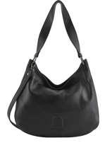 Sac Besace  Balade Cuir Etrier Noir balade EBAL07