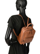 Backpack Balade Etrier Brown balade EBAL08-vue-porte