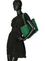 Shoulder Bag Obstacle Etrier Green obstacle EOBS03-vue-porte