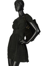 Sac Shopping Obstacle Etrier Noir obstacle EOBS03-vue-porte