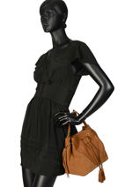 Handtas Obstacle Etrier Bruin obstacle EOBS05-vue-porte