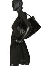 Sac Shopping Jockey Etrier Noir jockey EJOC05-vue-porte