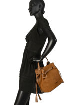 Handtas Jockey Etrier Bruin jockey EJOC06-vue-porte