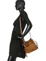 Sac Bourse Jockey Etrier Marron jockey EJOC07-vue-porte