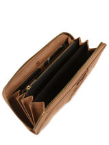 Portefeuille Natte Leder Etrier Bruin natte ENTT91-vue-porte