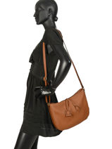 Cross Body Tas Tradition Leder Etrier Bruin tradition EHER2A-vue-porte