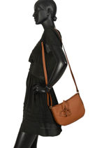 Crossbody Bag Tradition Leather Etrier Brown tradition EHER3A-vue-porte