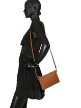 Shoulder Bag Tradition Leather Etrier Brown tradition EHER14-vue-porte