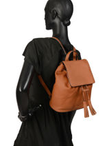 Leather Backpack Tradition Etrier Brown tradition EHER26-vue-porte