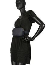 Sac Banane Tradition Cuir Etrier Bleu tradition EHER28-vue-porte