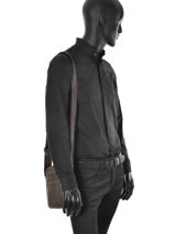 Sac Bandouli�re Etrier Marron spider ESPI04-vue-porte