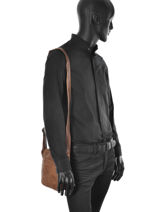 Cross Body Tas Etrier Zwart spider ESPI04-vue-porte