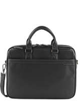 Briefcase 3 Compartments + 15'' Pc Etrier Black flandres EFLA05