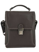Pochette Homme 2 Compartiments Etrier Marron flandres EFLA11