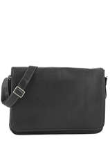 Messenger Bag 1 Compartment Etrier Black flandres EFLA08