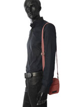 Cross Body Tas Etrier Rood canvas ECAN04-vue-porte