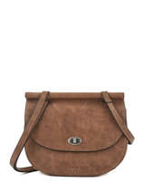 Shoulder Bag Casac Leather Etrier Brown casac ECAS01