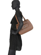 Shopper Casac Leather Etrier Brown casac ECAS04-vue-porte