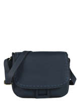 Sac Bandouli�re Tradition Cuir Etrier Bleu tradition EHER22